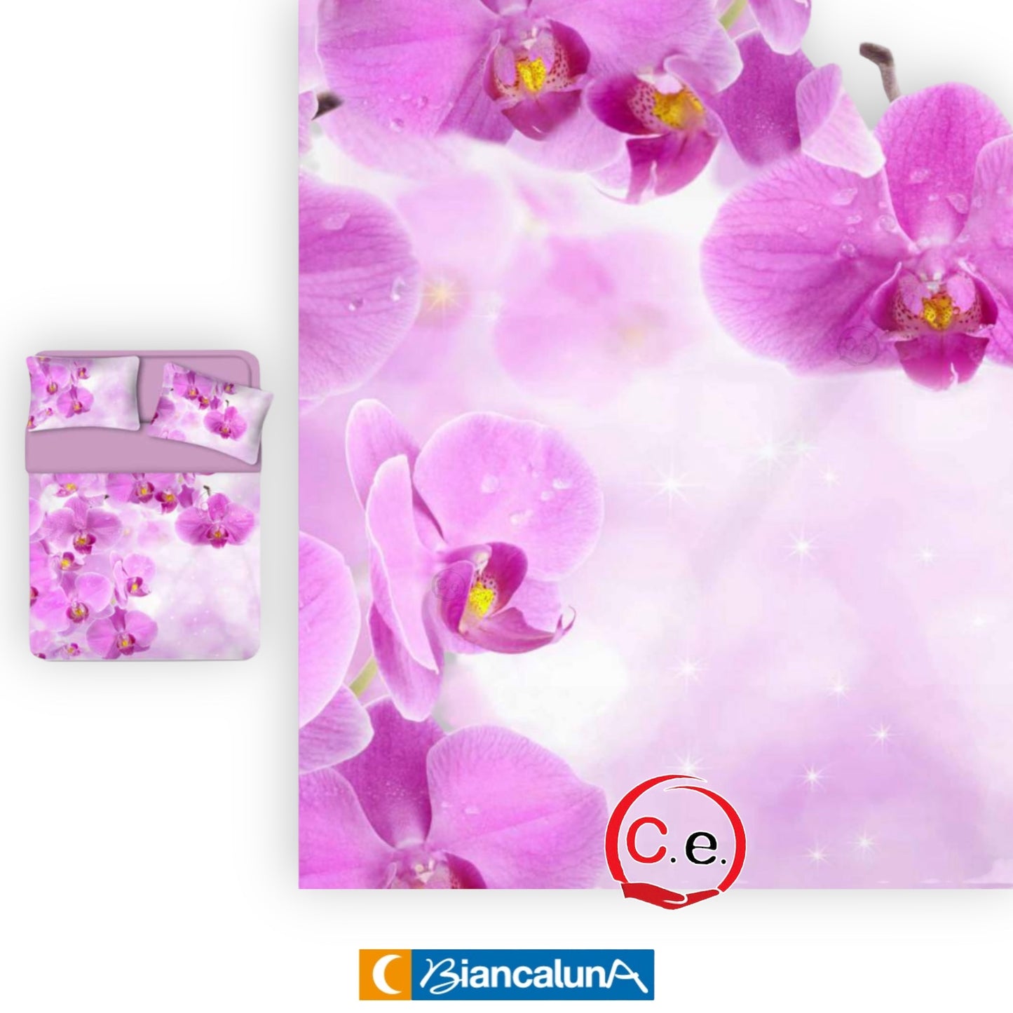 Lenzuola copriletto BiancaLuna Erica