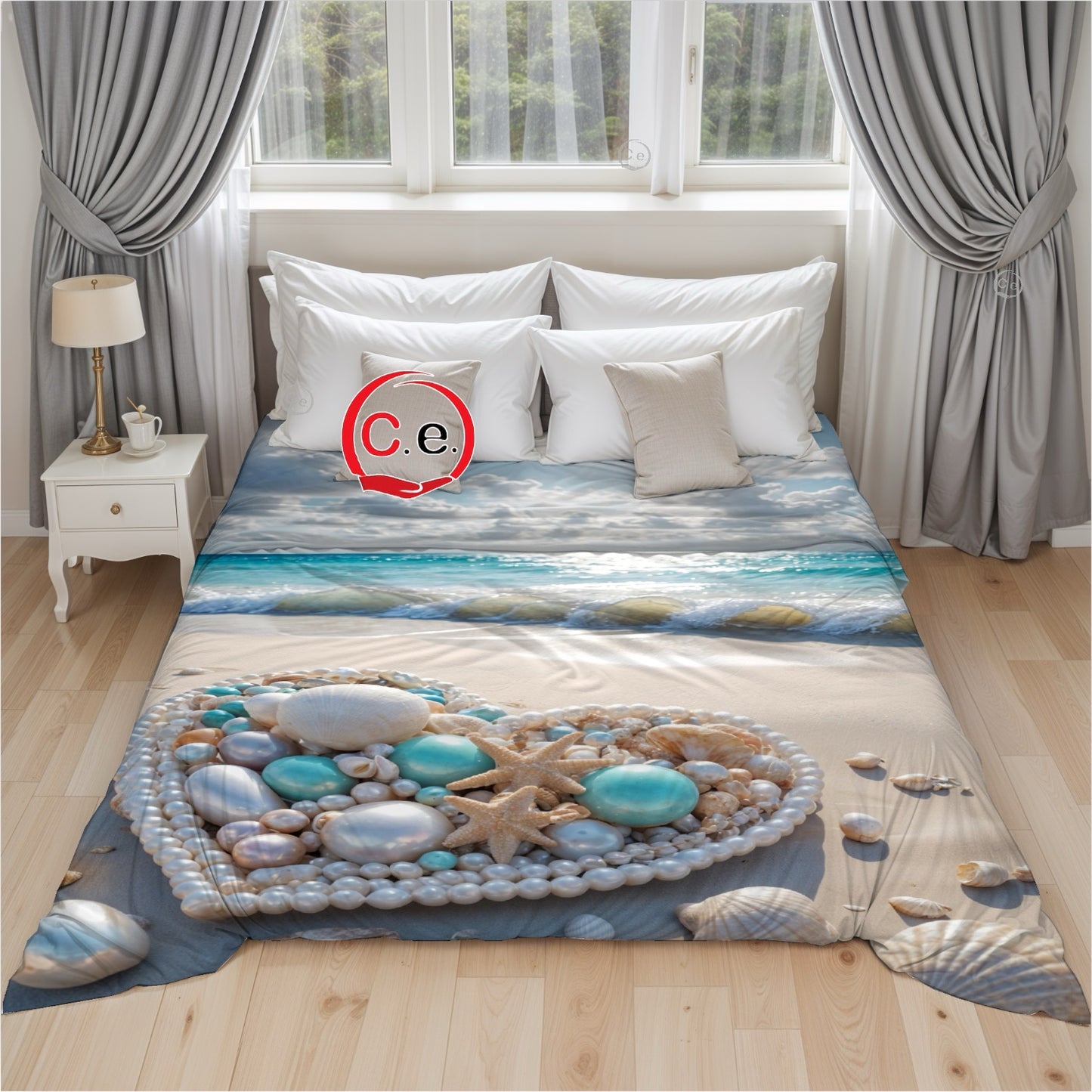 Copriletto digitale Heart Laura Blasi