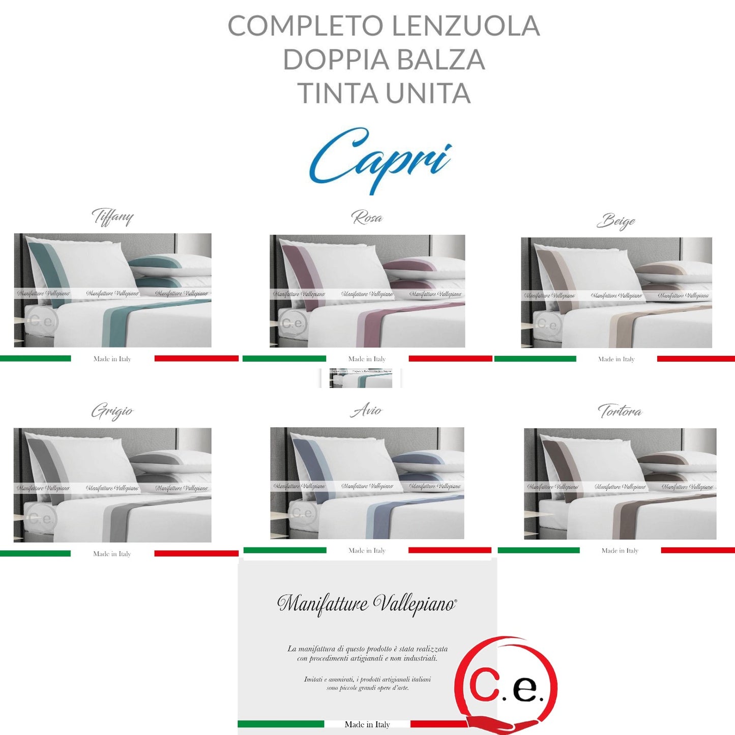 Completo lenzuola Capri