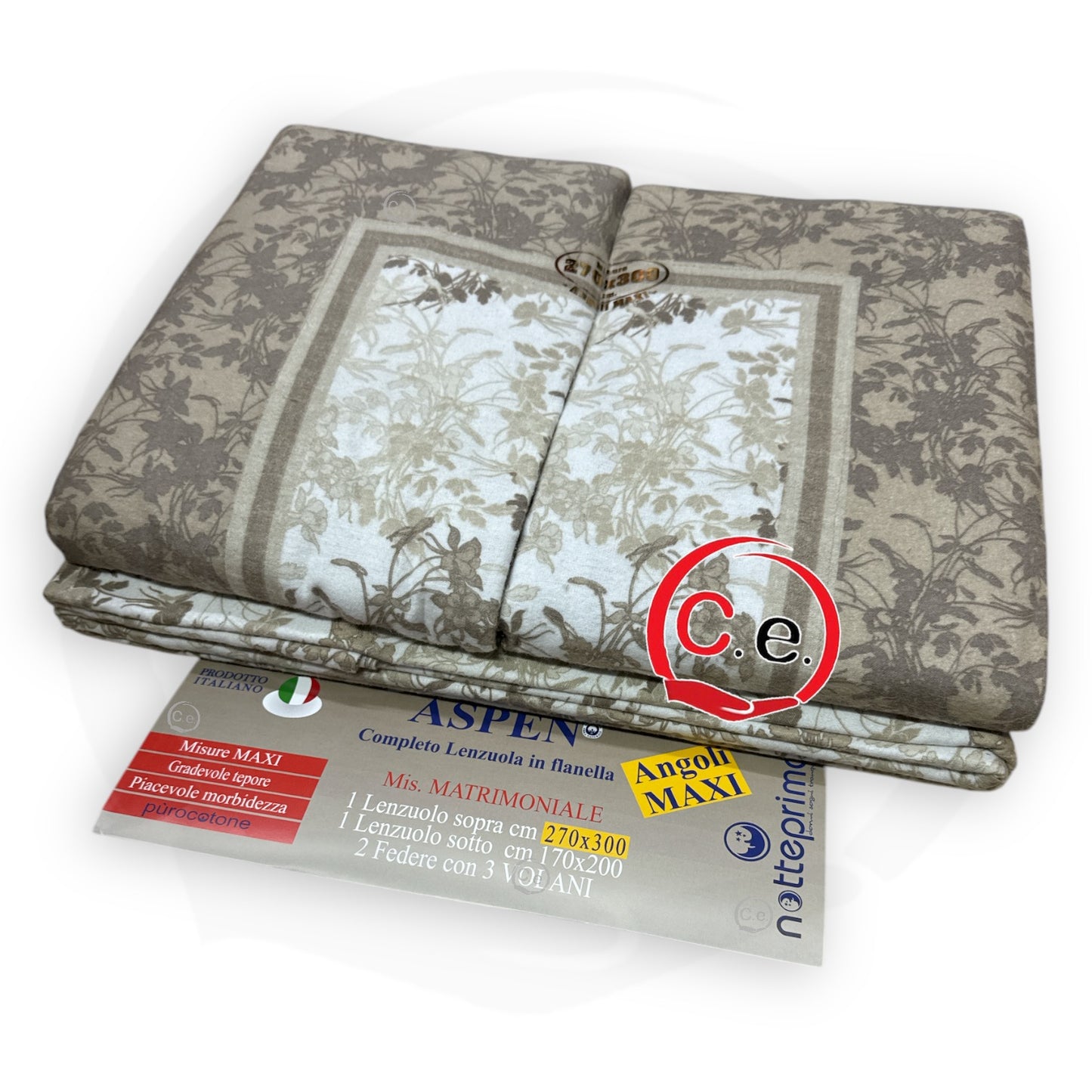 Completo letto in Flanella linea Aspen