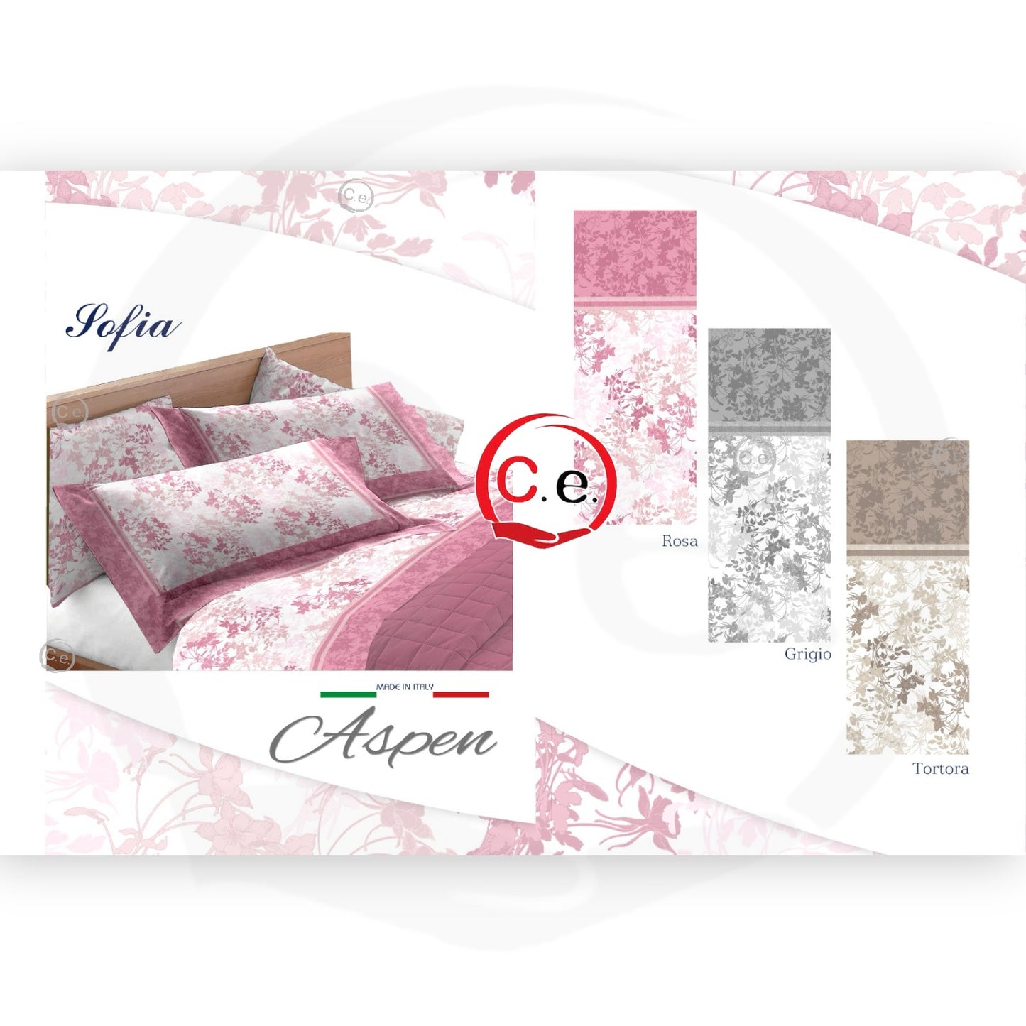 Completo letto in Flanella linea Aspen