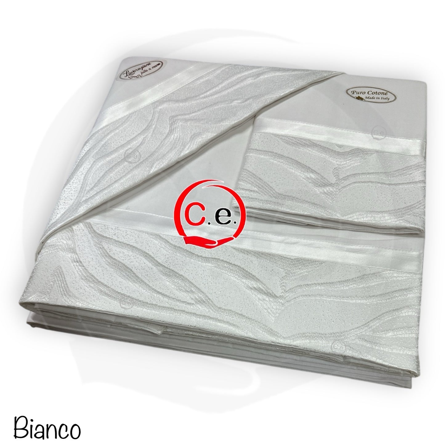 Completo lenzuola Josephie con fascia in raso