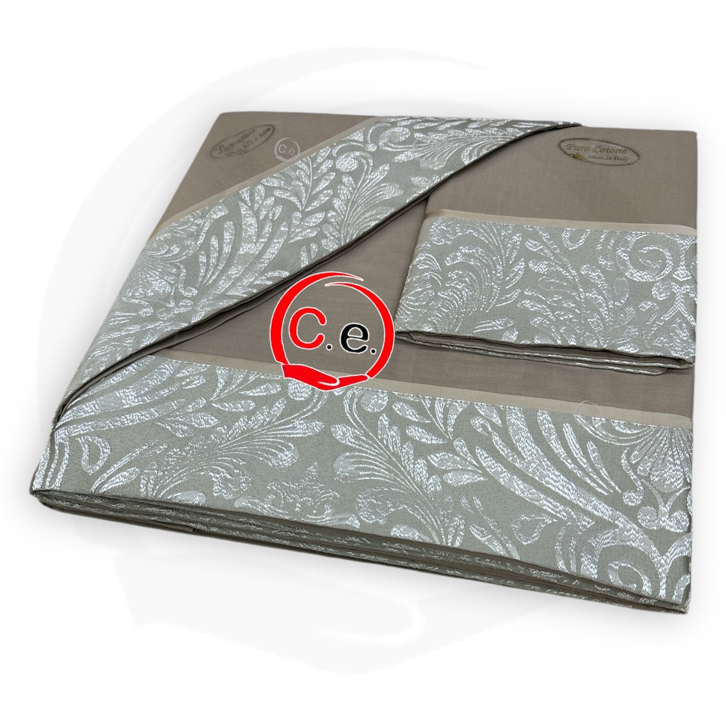 Completo lenzuola Tilia con fascia in jaquard