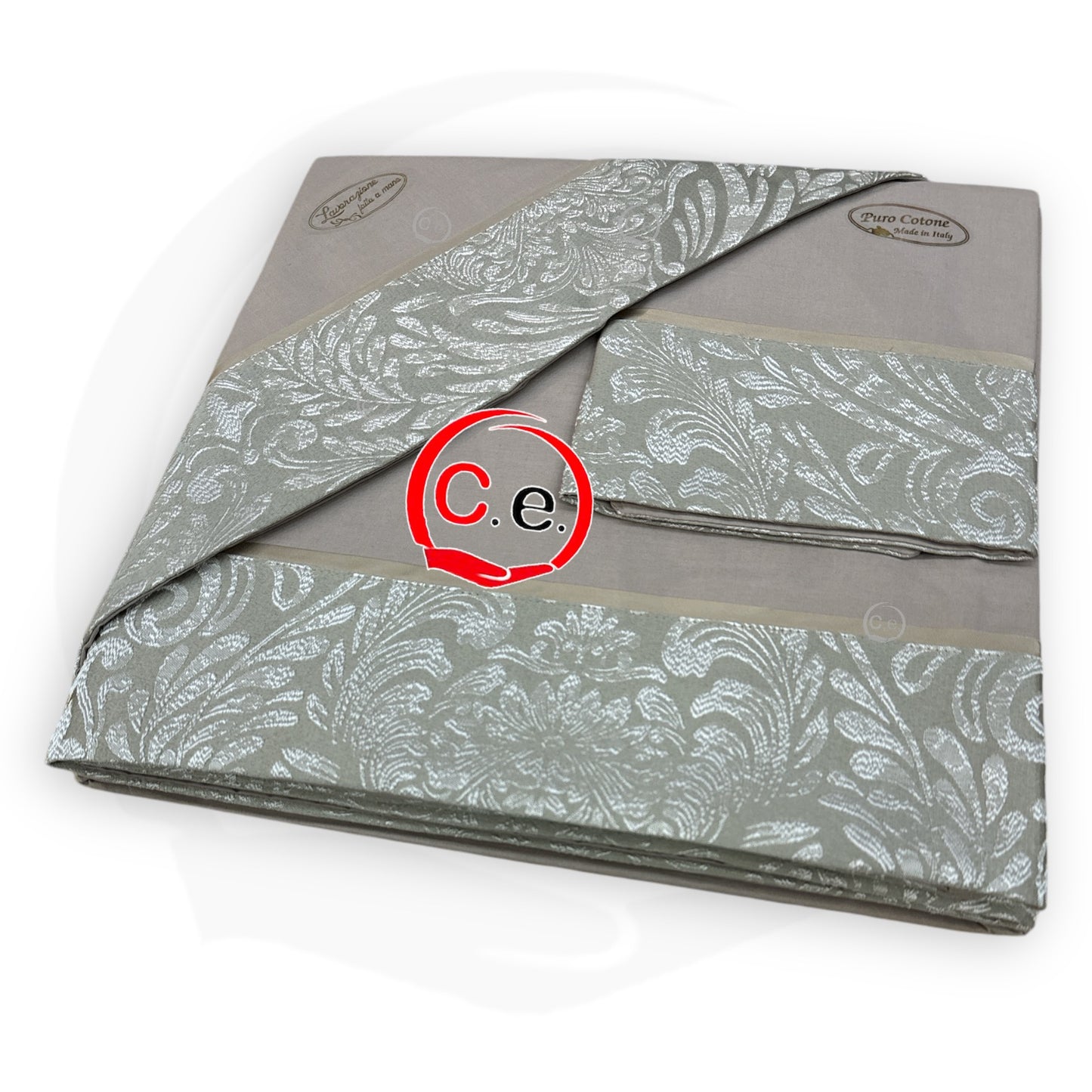 Completo lenzuola Tilia con fascia in jaquard