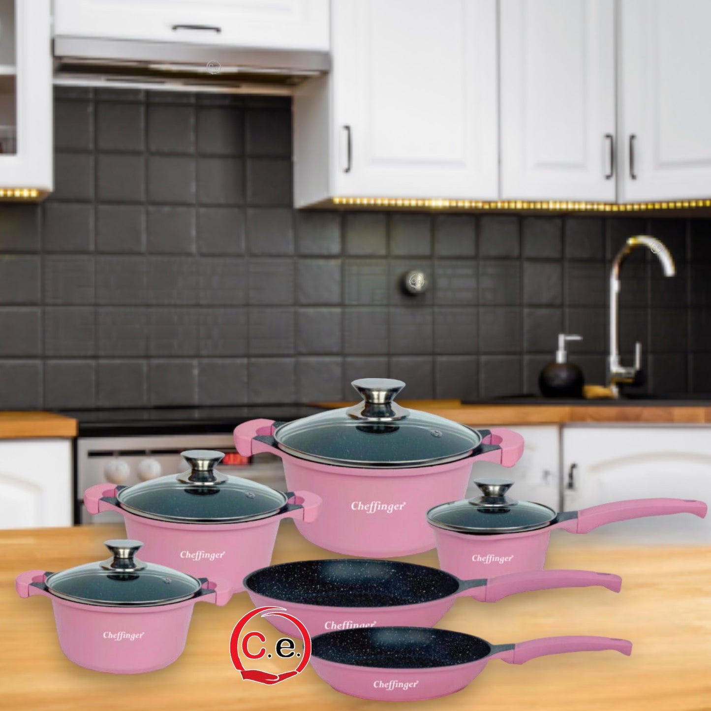 Batteria in pietra Cheffinger 10pz