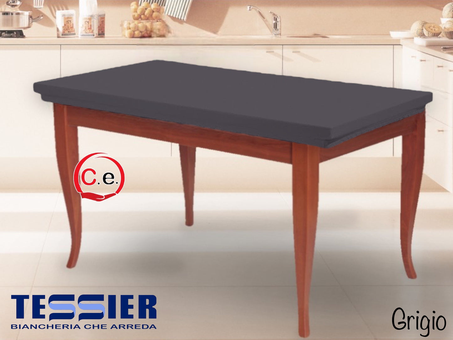 Copritavola con elastico art.Duetto Tessier