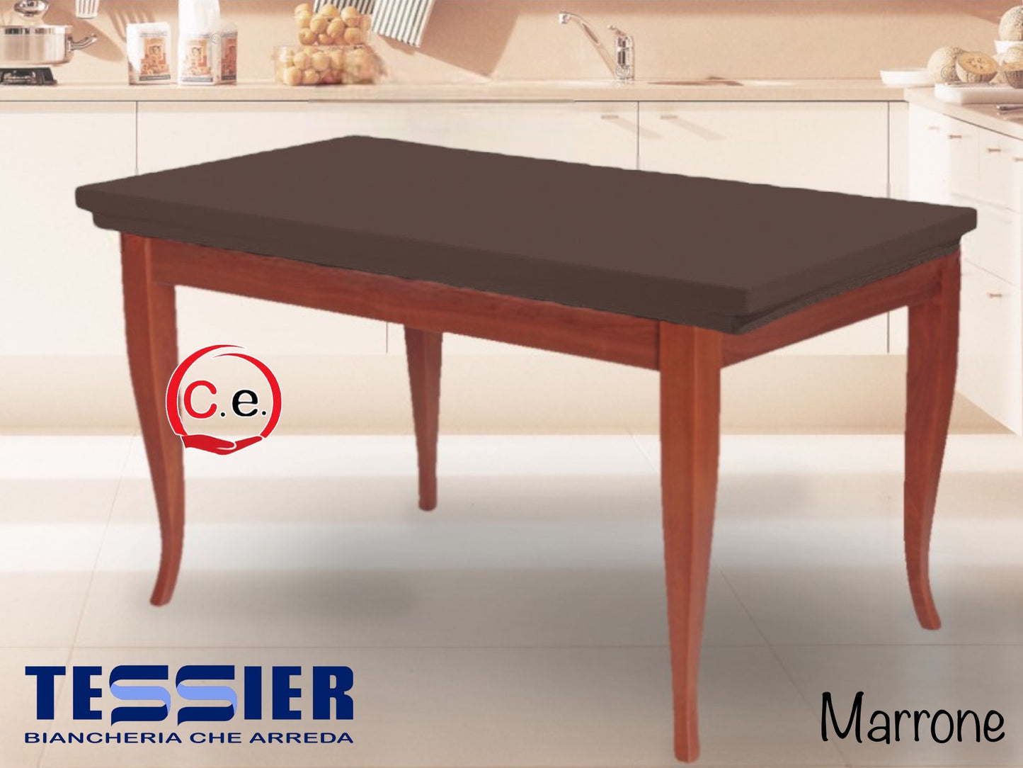 Copritavola con elastico art.Duetto Tessier