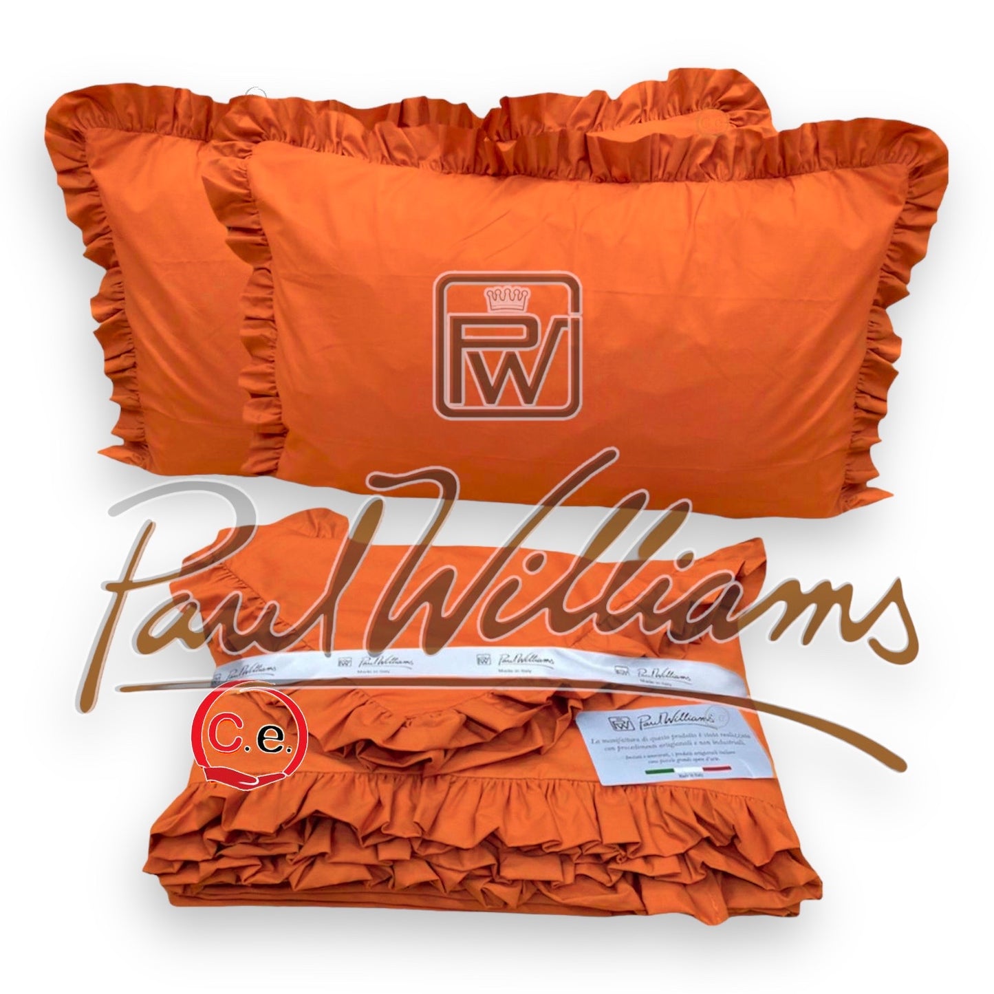 Completo letto con Rouche matrimoniale PaulWilliams
