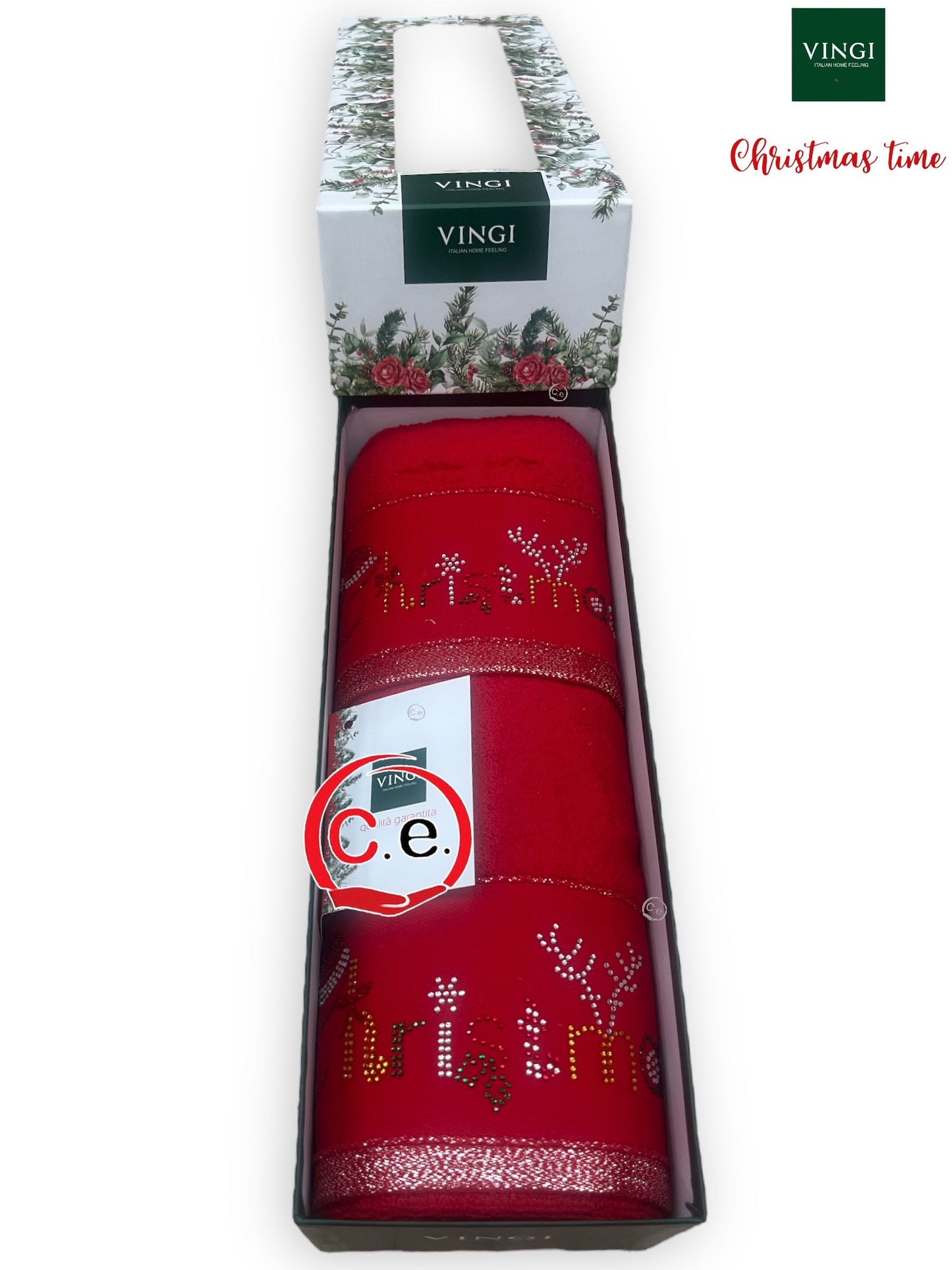 Asciugamani 1+1 Vingi in spugna Christmas Agata Life 🎄🎅🏼⛄️🎁