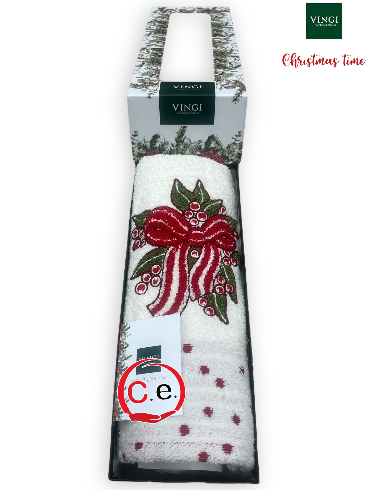 Asciugamani 1+1 Vingi in spugna Christmas Agata Life 🎄🎅🏼⛄️🎁