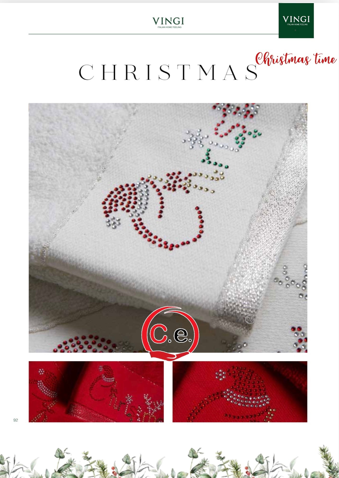 Asciugamani 1+1 Vingi in spugna Christmas Agata Life 🎄🎅🏼⛄️🎁