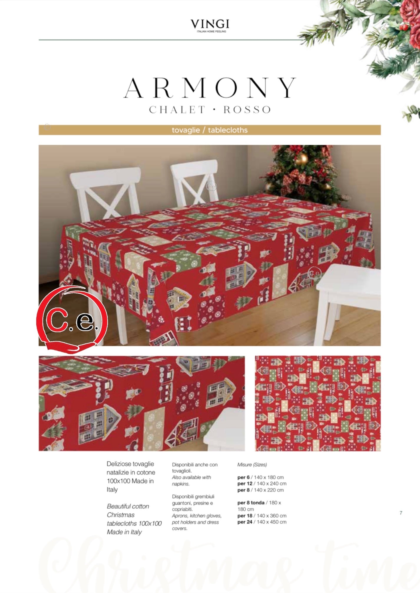 Tovaglia Vingi Armony Christmas ๐๐โ๏ธ๐
๐ผ