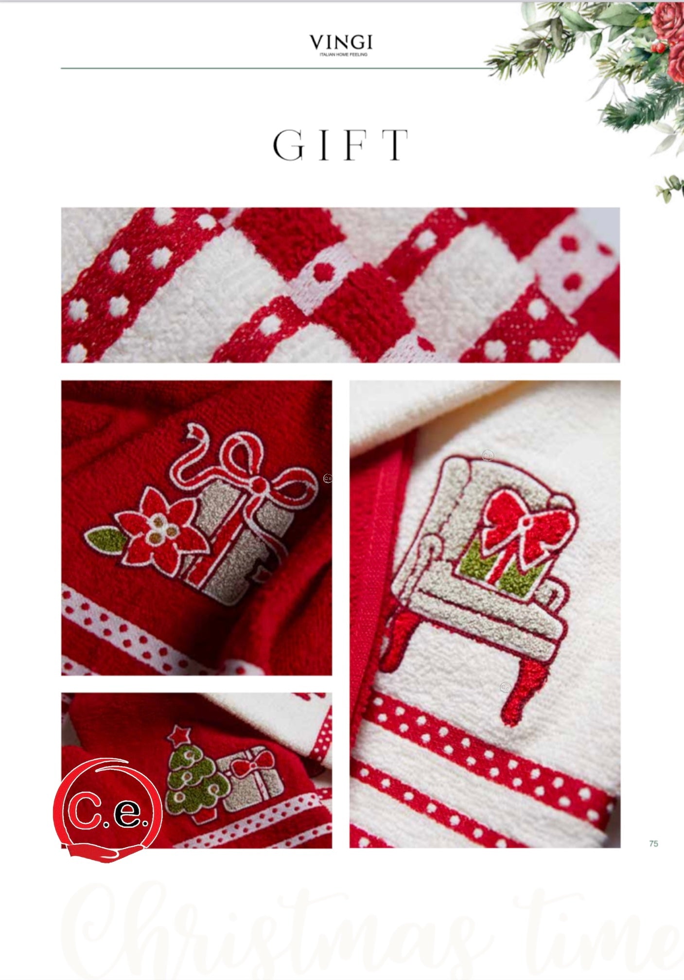 Tris strofinacci Vingi in spugna Natalizi 🎅🏼⛄️🎄