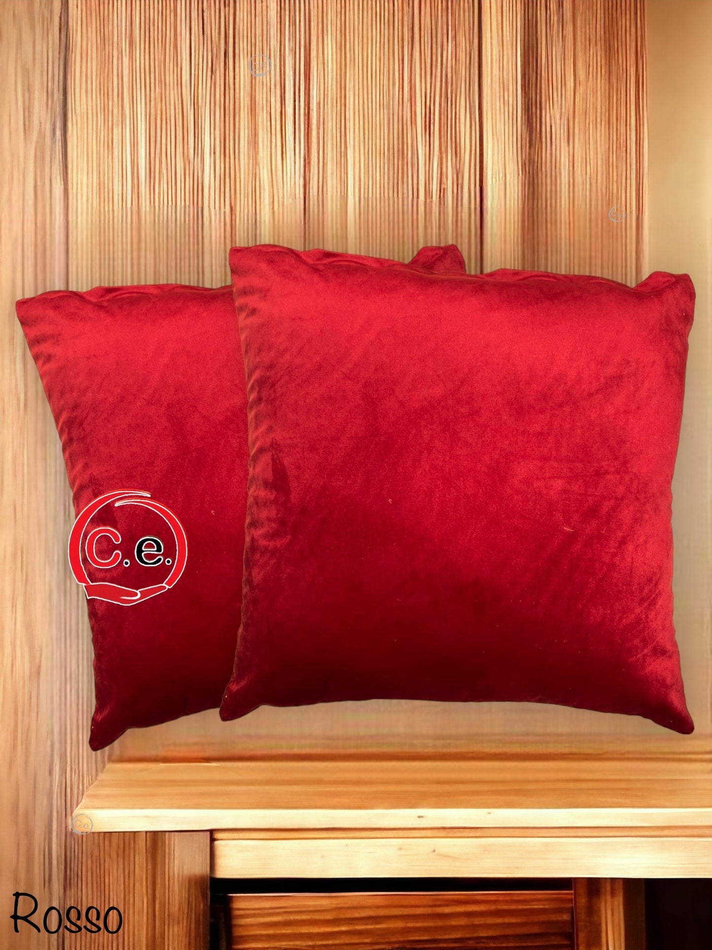 Cuscino arredo in velluto misura 50x50cm