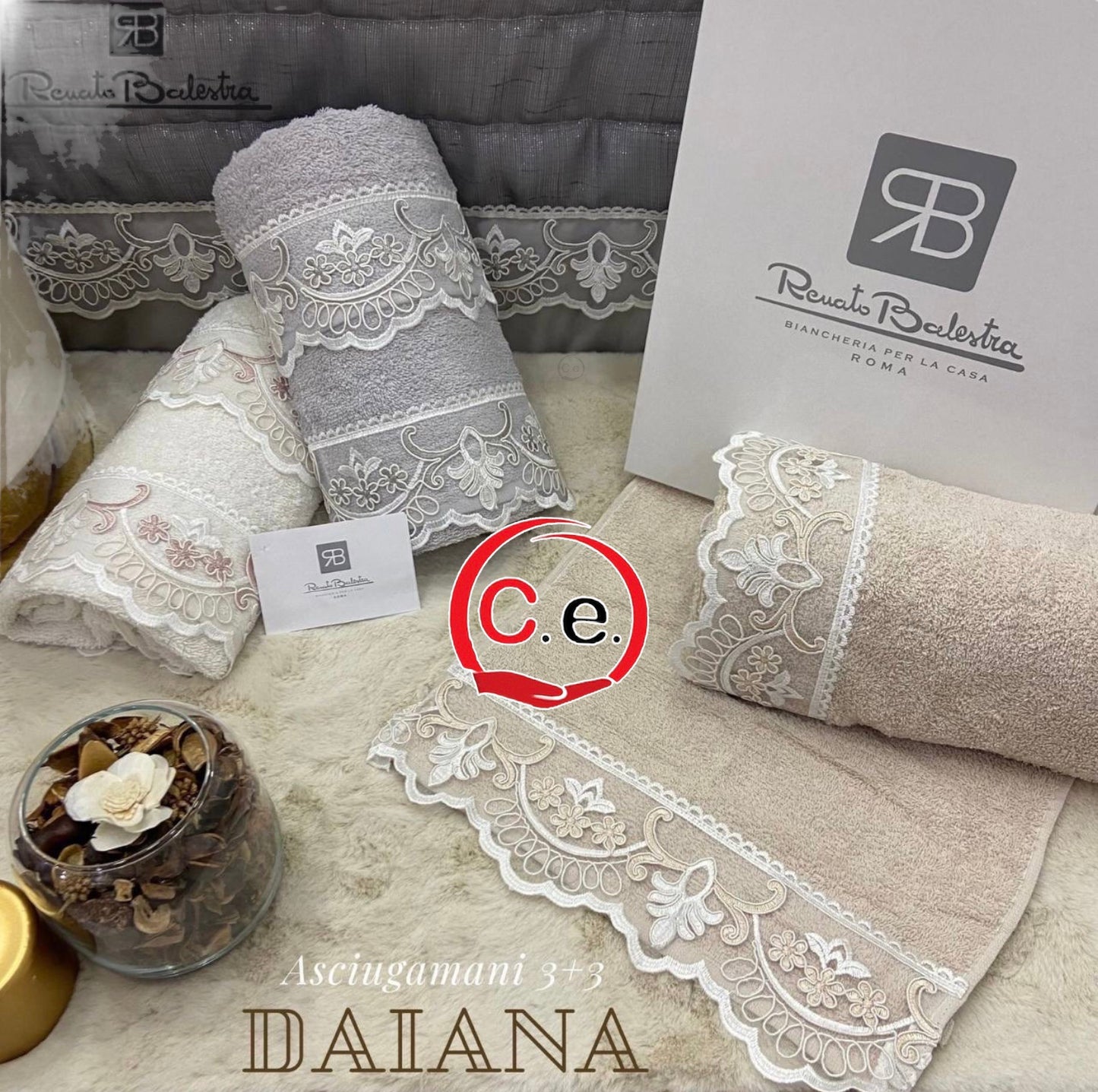 Asciugamani 3+3 Daiana RenatoBalestra