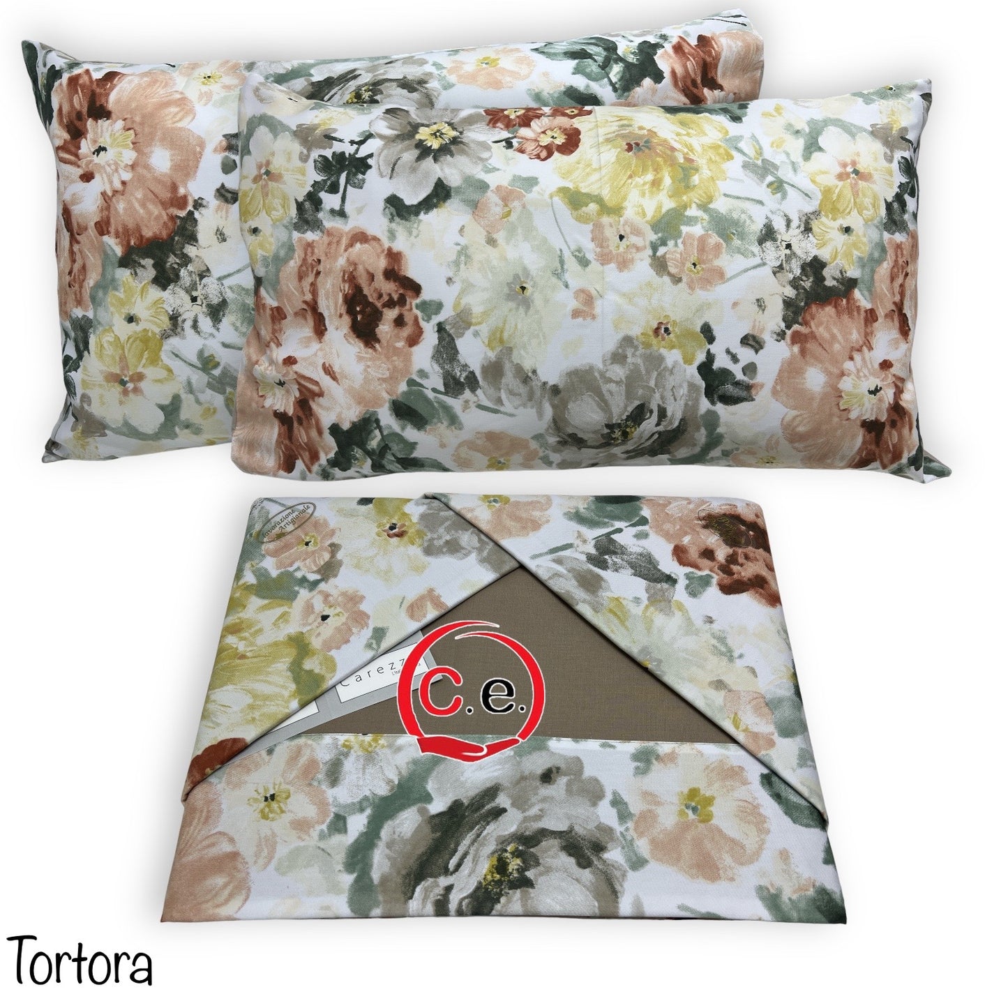 Completo lenzuola Capri con fascia e federe digitali con stampa in alta definizione