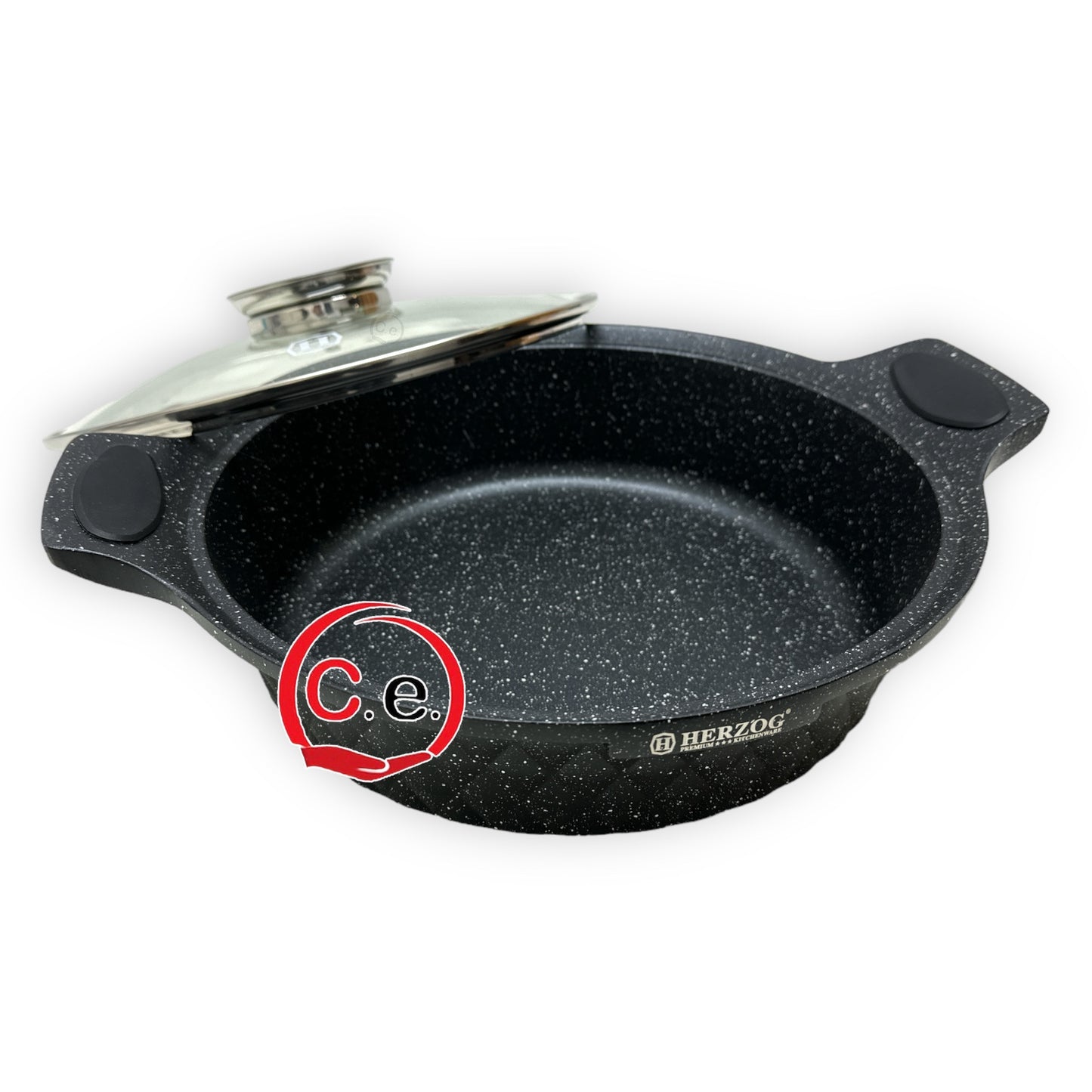 Tegame 28cm Herzog in pietra lavica