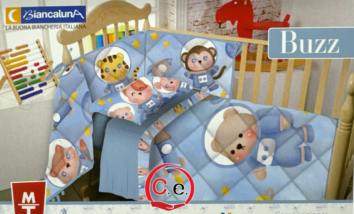 Completo culla lettino Digitale Nursey MissTerry BiancaLuna 🌙