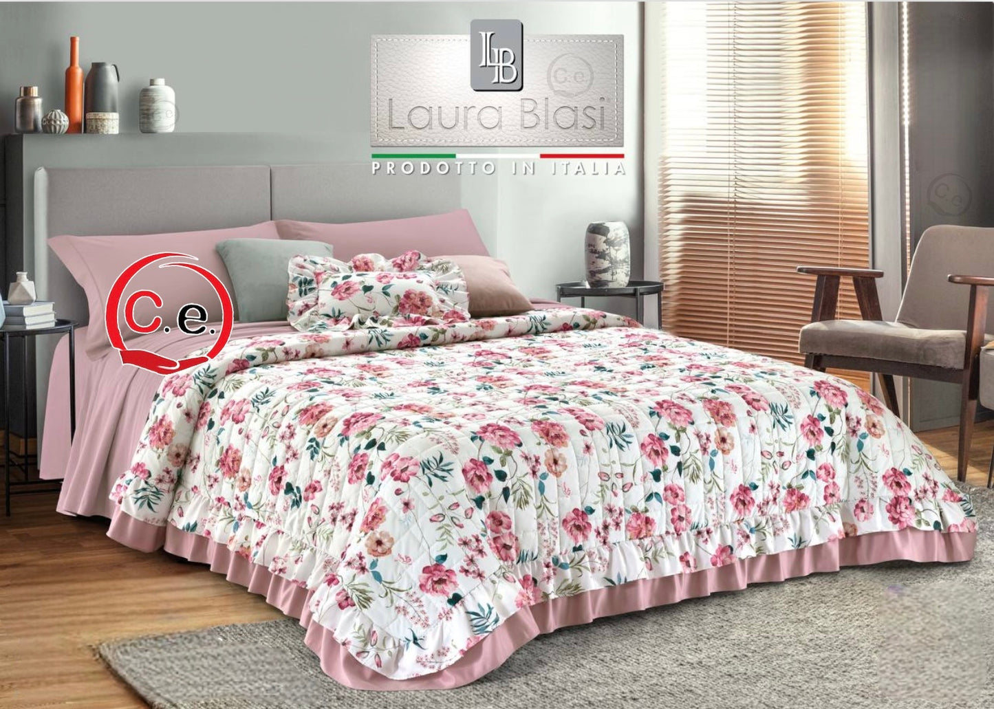Copriletto trapuntato Louise Laura Blasi