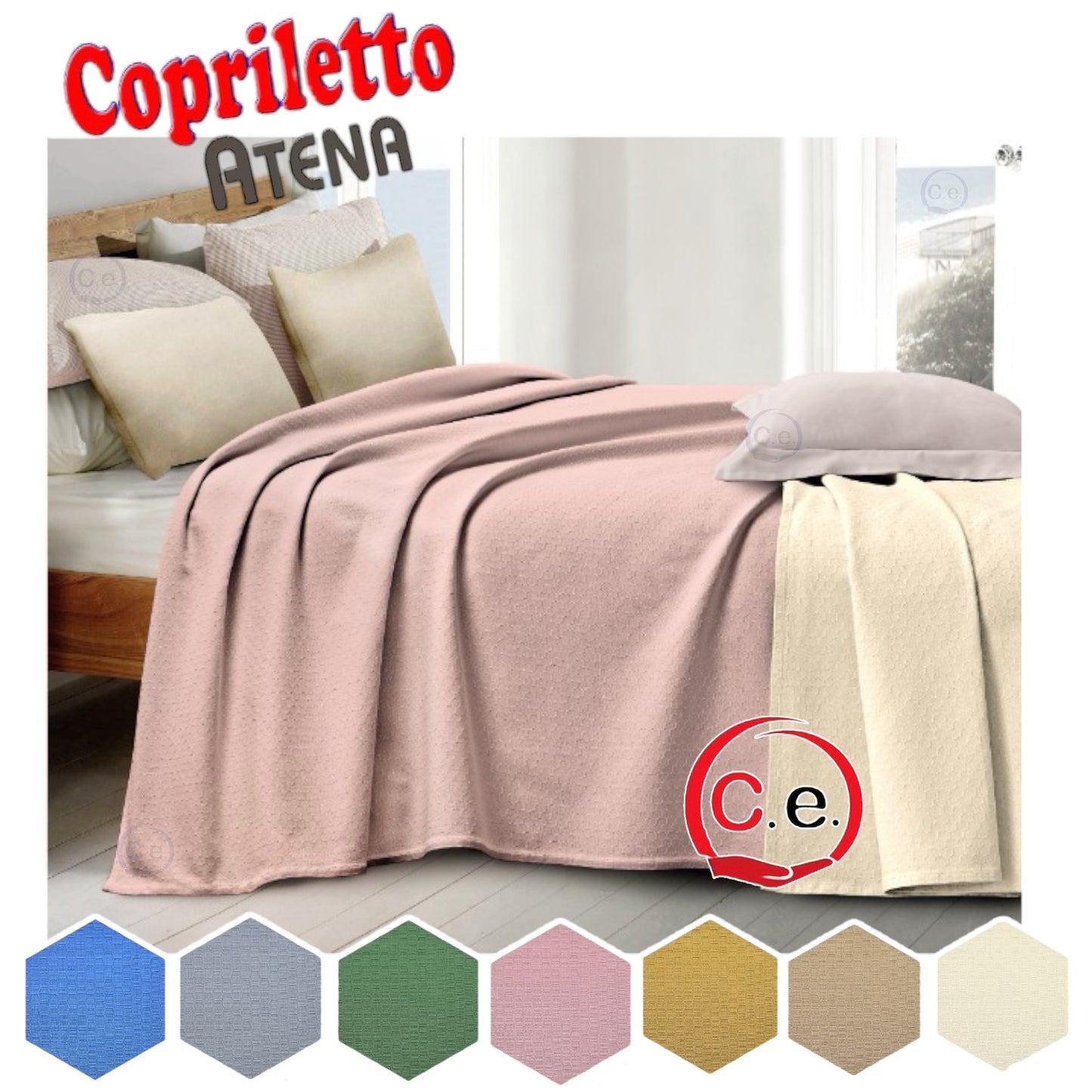 Copriletto Atena Tessier