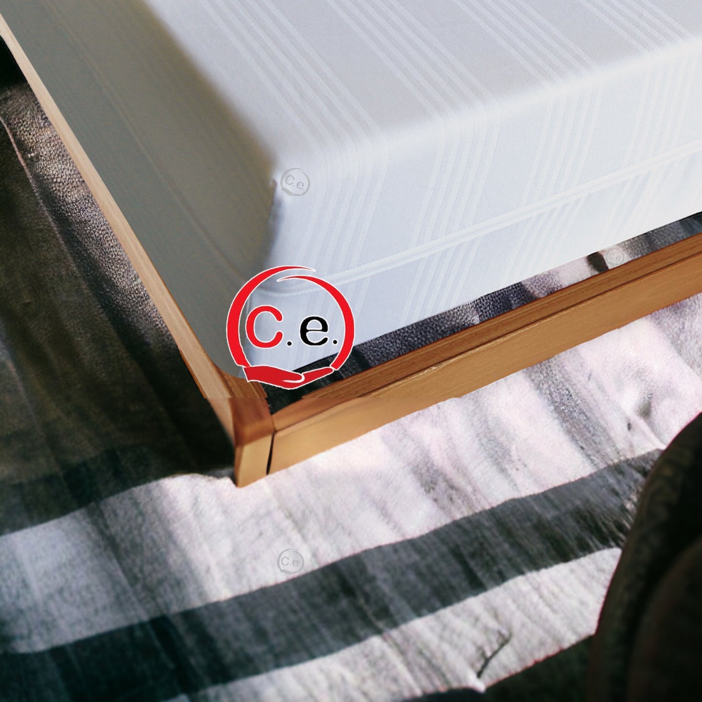 Coprimaterasso in cotone Jaguard con zip
