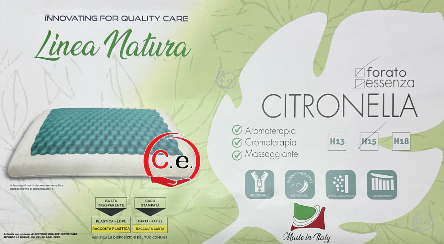 Guanciale Linea Natura Citronella in Memory