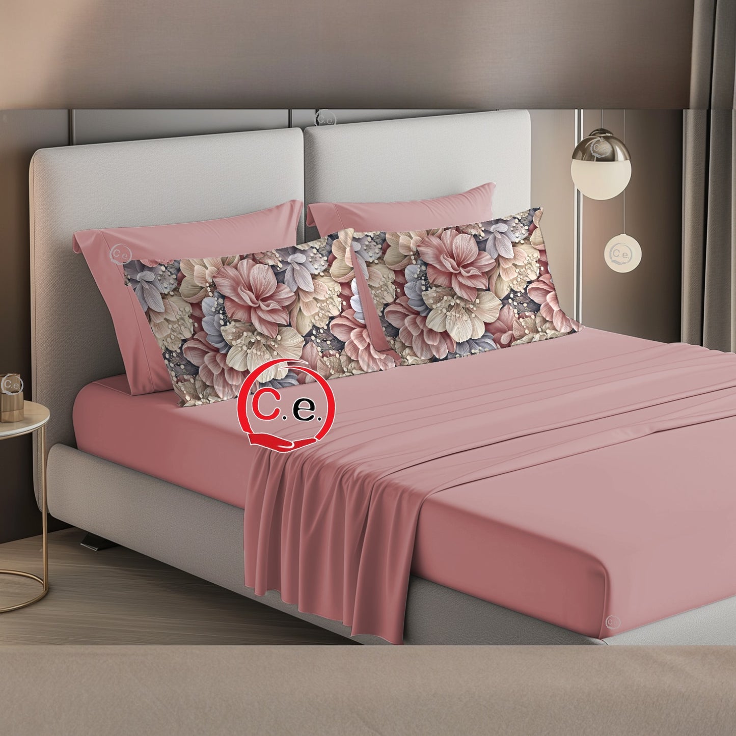 Completo Lenzuola Matrimoniale Serena