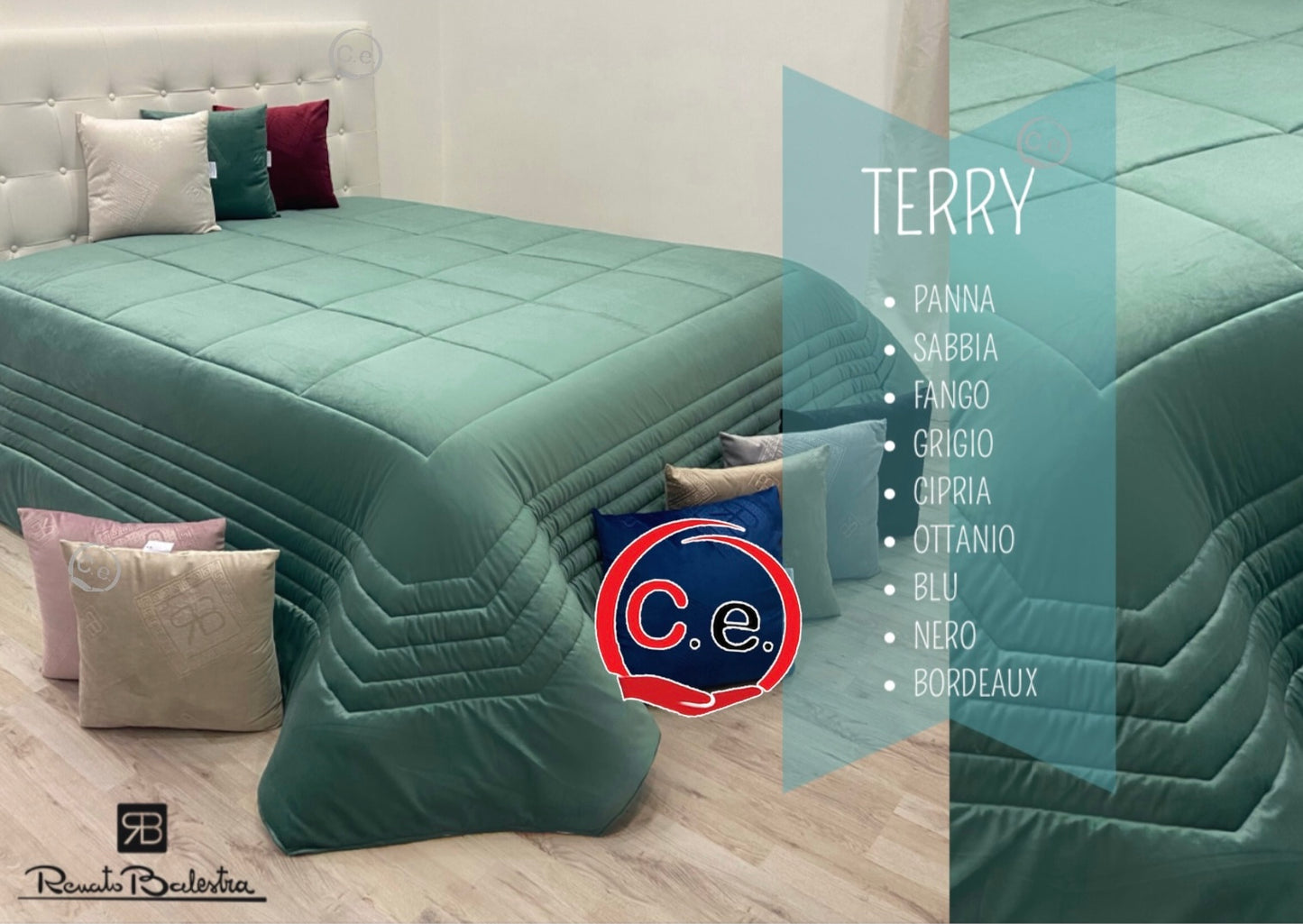 Trapunta/Piumone Terry in velluto Renato Balestra
