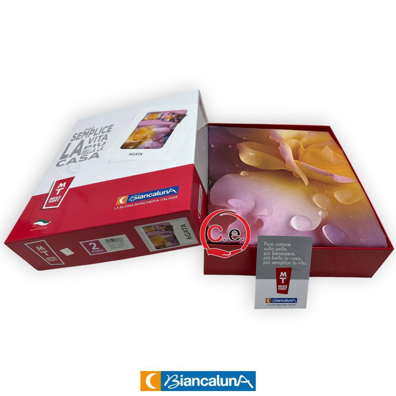 Lenzuola copriletto BiancaLuna Agata