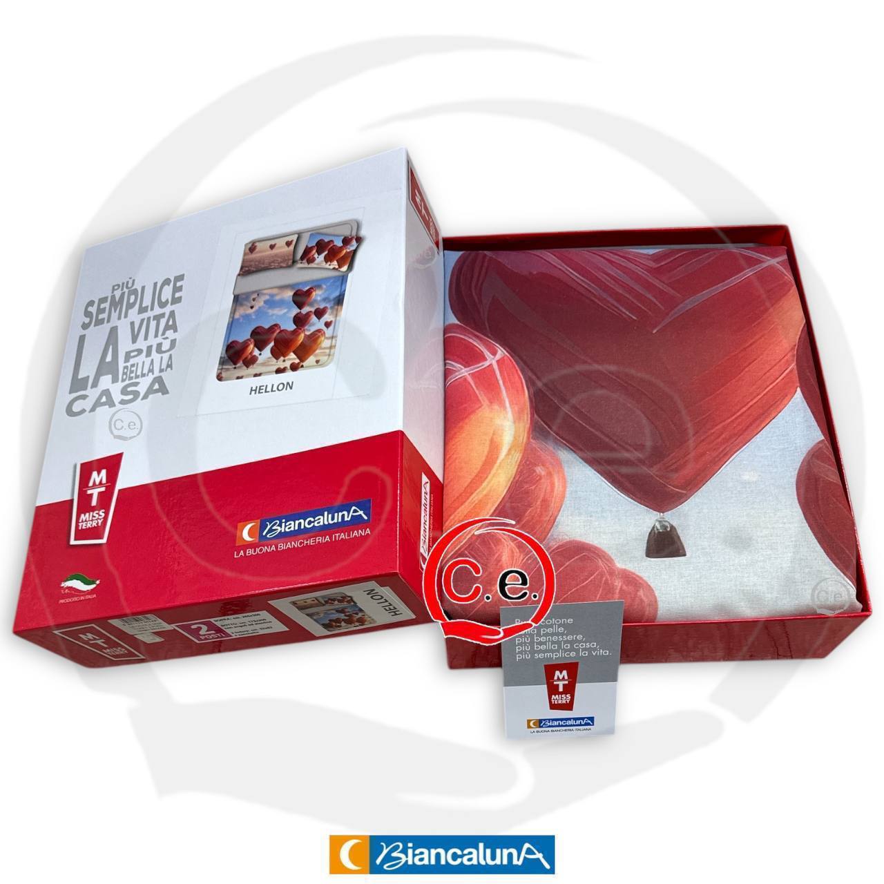 Lenzuola copriletto BiancaLuna Hellon