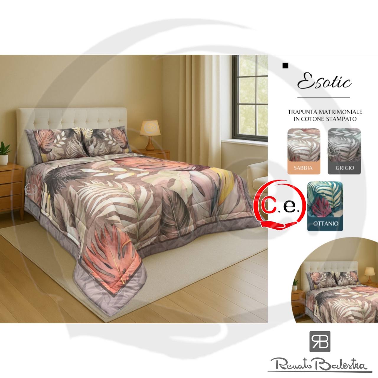Trapunta/Piumone Esotic Renato Balestra