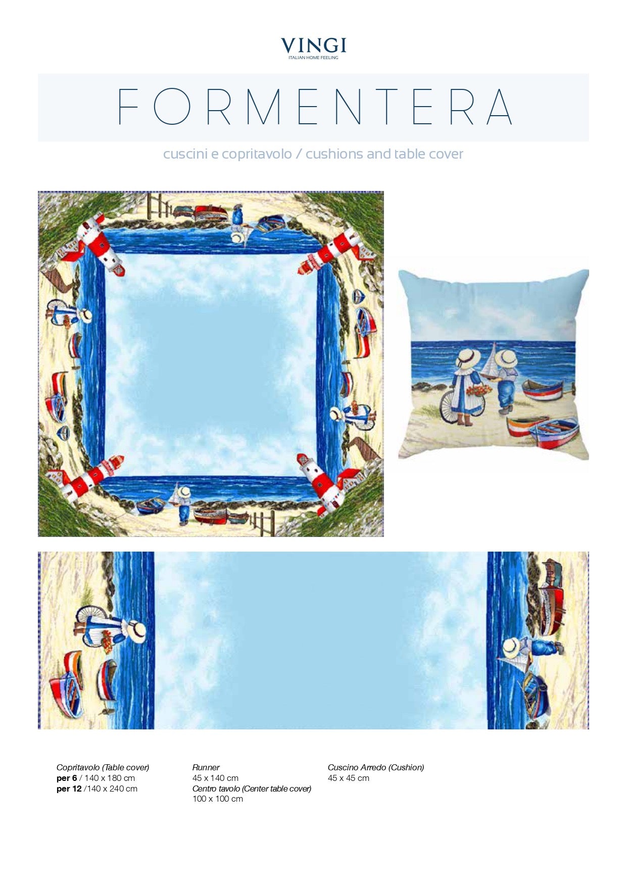 Arreda la tua casa con Vingi Ricami Disegno Formentera ⛵️