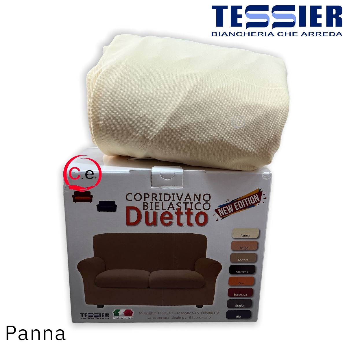 Copripoltrona Relax Bielastico art.Duetto Tessier