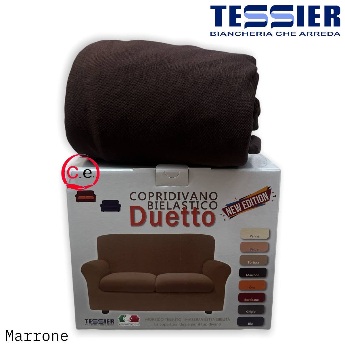 Copripoltrona Relax Bielastico art.Duetto Tessier