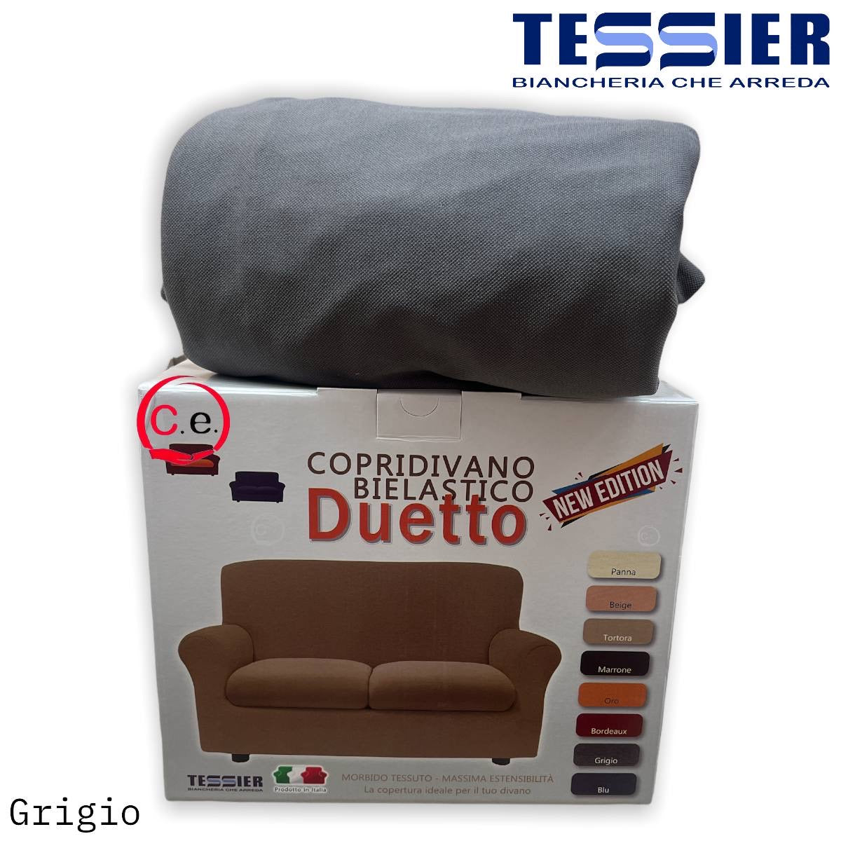 Copripoltrona Relax Bielastico art.Duetto Tessier