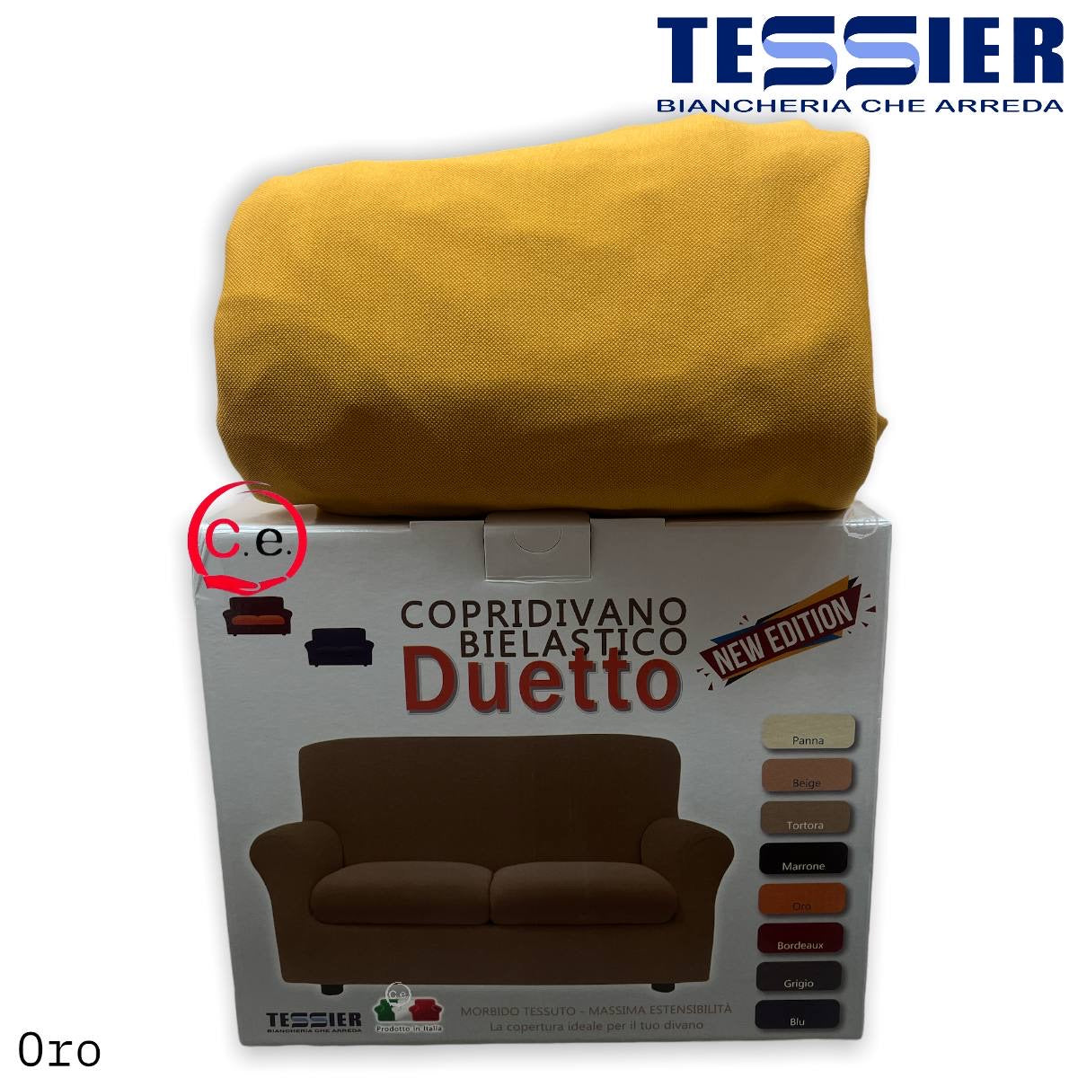 Copripoltrona Relax Bielastico art.Duetto Tessier