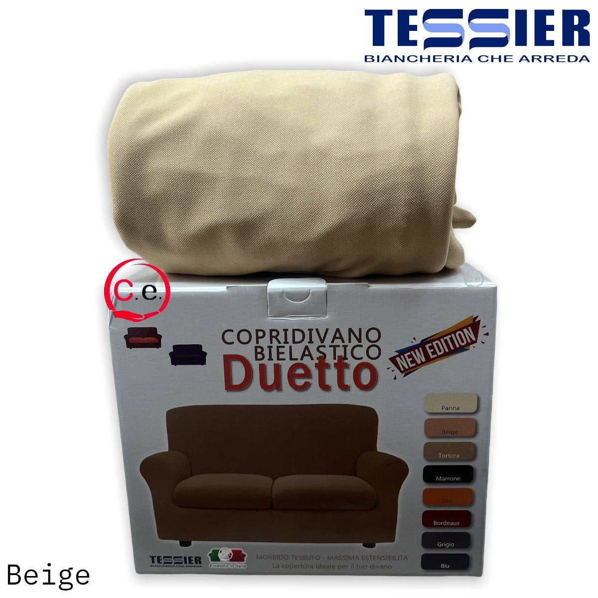 Copridivano Bielastico Duetto Tessier