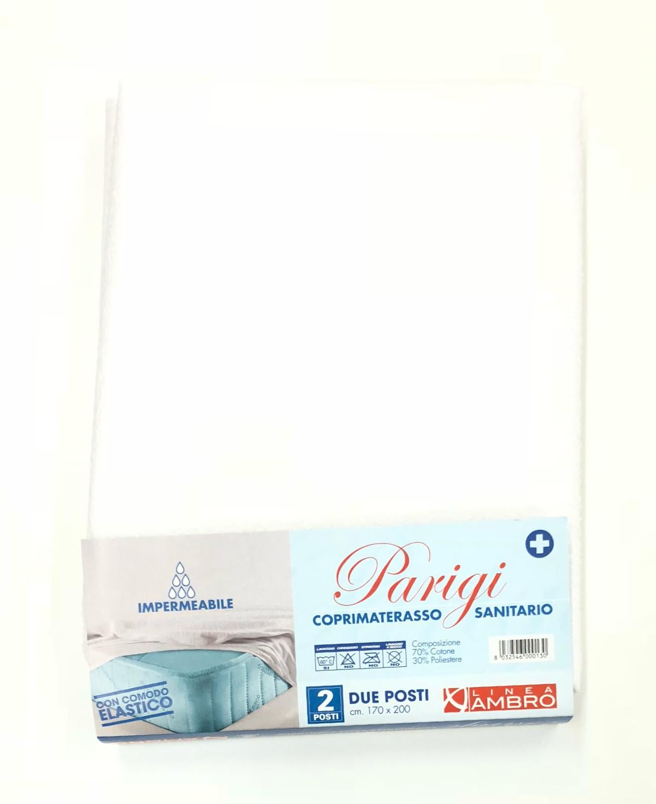 Coprimaterasso sanitario con elastico impermeabile 💦 , igienico, atossico e anallergico.
