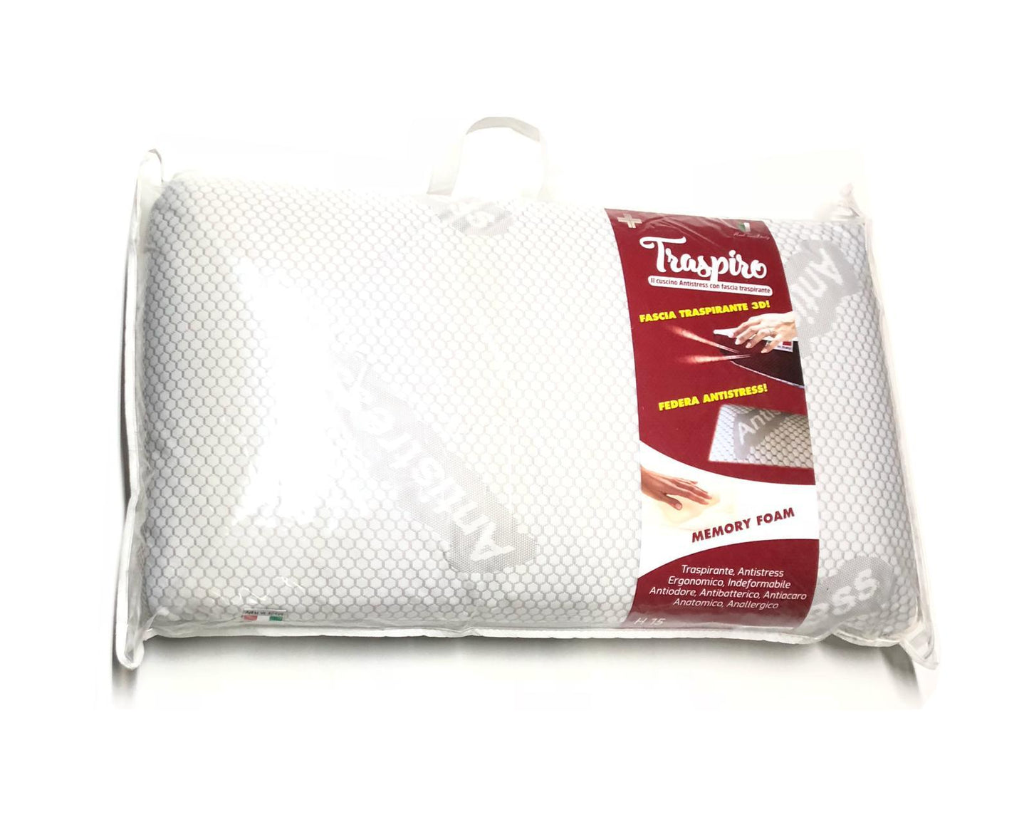 Guanciale Memory Foam Traspiro Antistress 3D