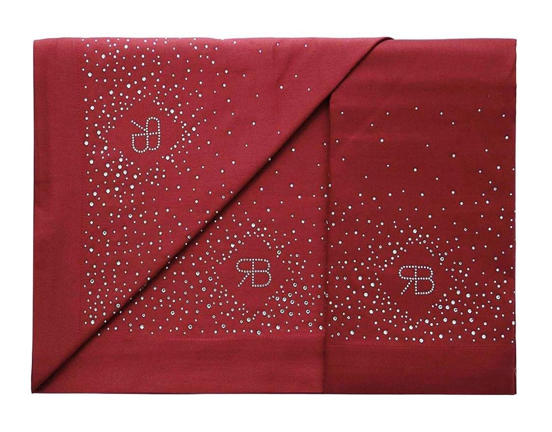Completo lenzuola Renato Balestra con strass Cristel