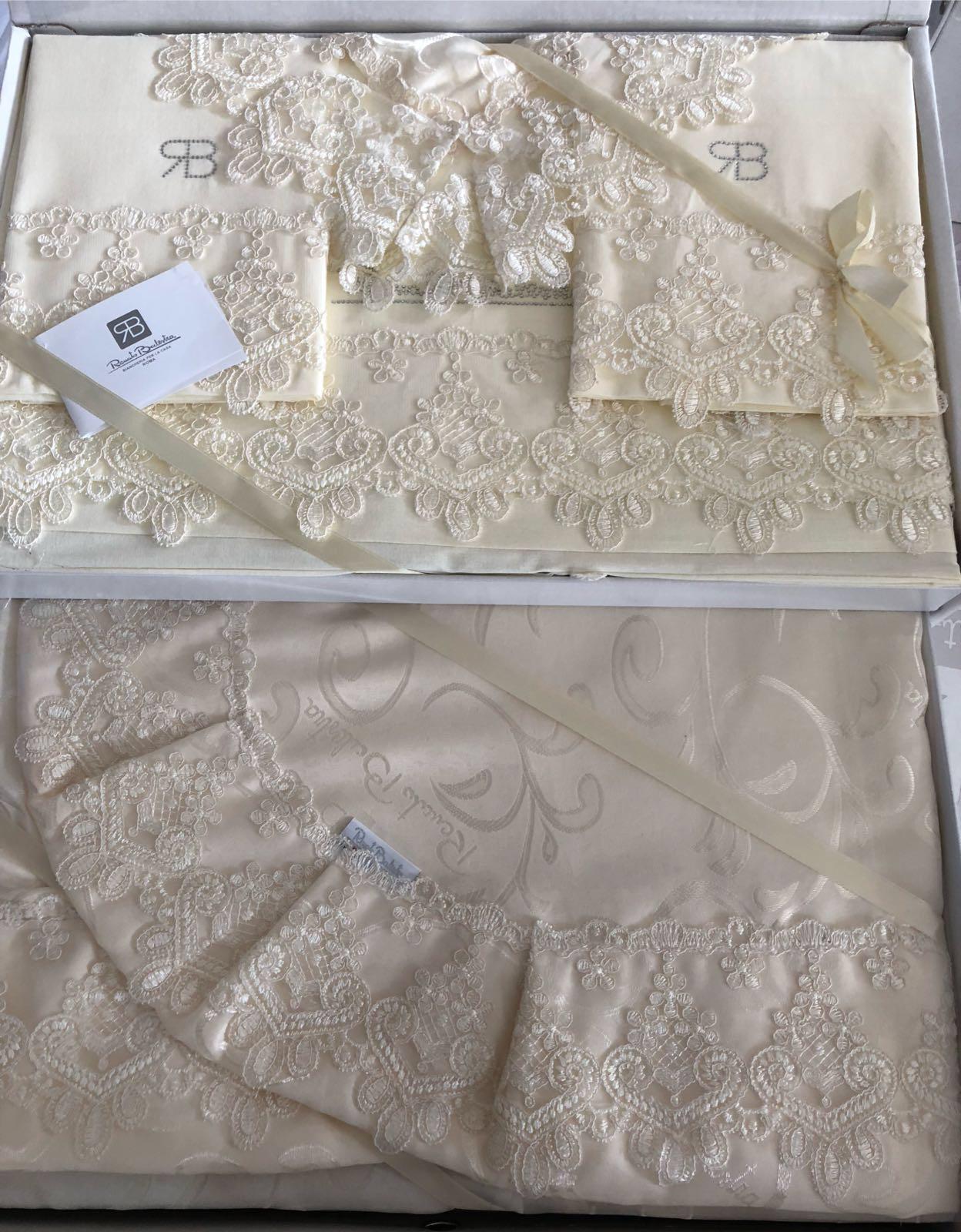 Completo letto + copriletto + centrino Noemi Renato Balestra