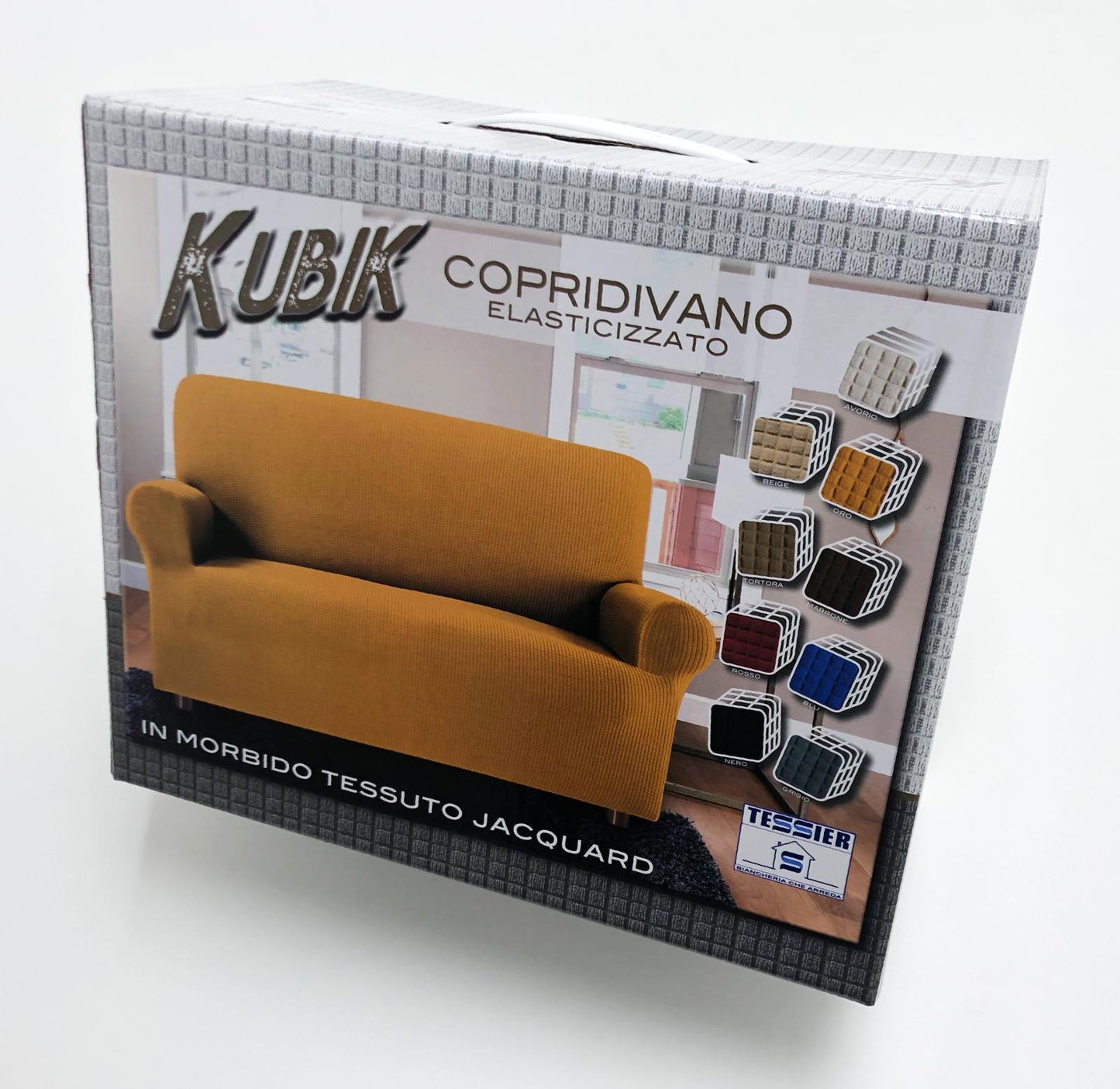 Copridivano Kubik elasticizzato