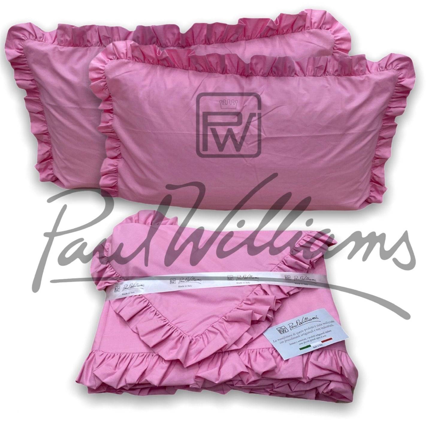 Completo letto con Rouche matrimoniale PaulWilliams