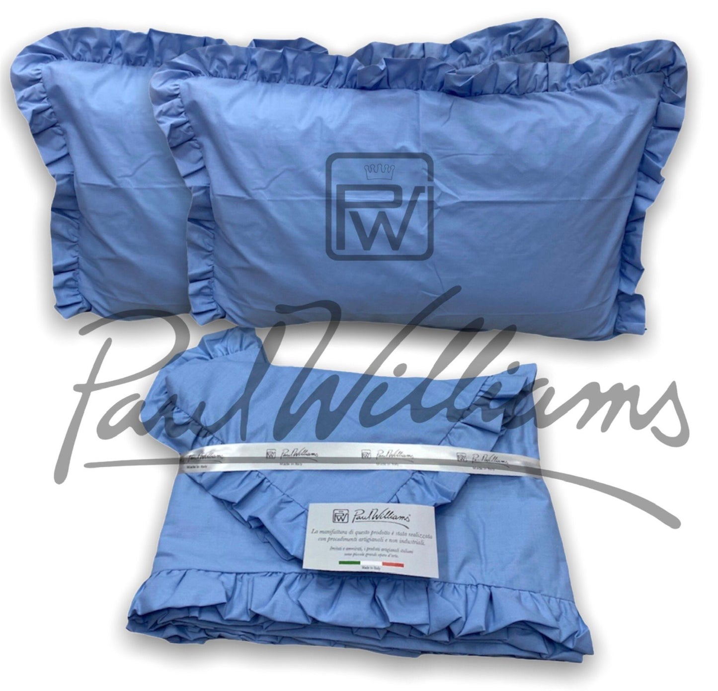 Completo letto con Rouche matrimoniale PaulWilliams