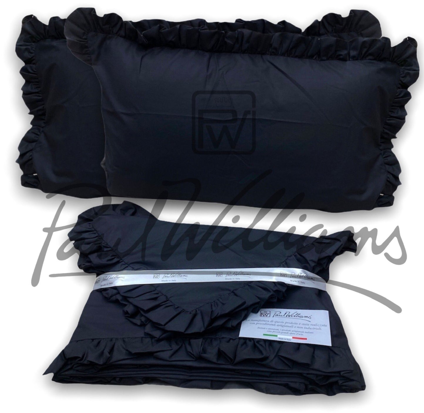 Completo letto con Rouche matrimoniale PaulWilliams