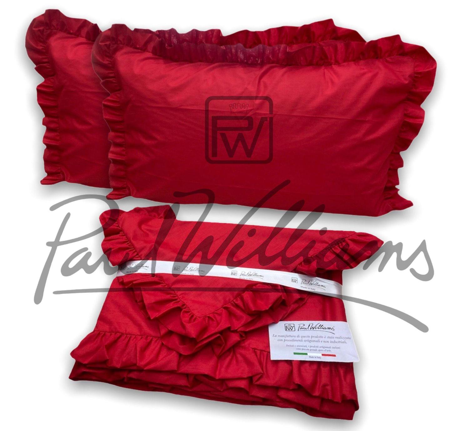 Completo letto con Rouche matrimoniale PaulWilliams