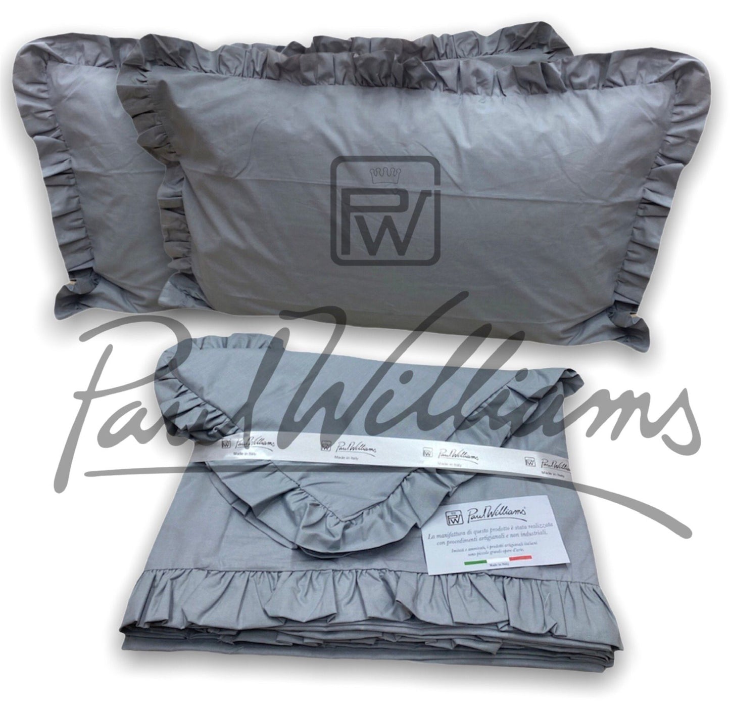 Completo letto con Rouche matrimoniale PaulWilliams