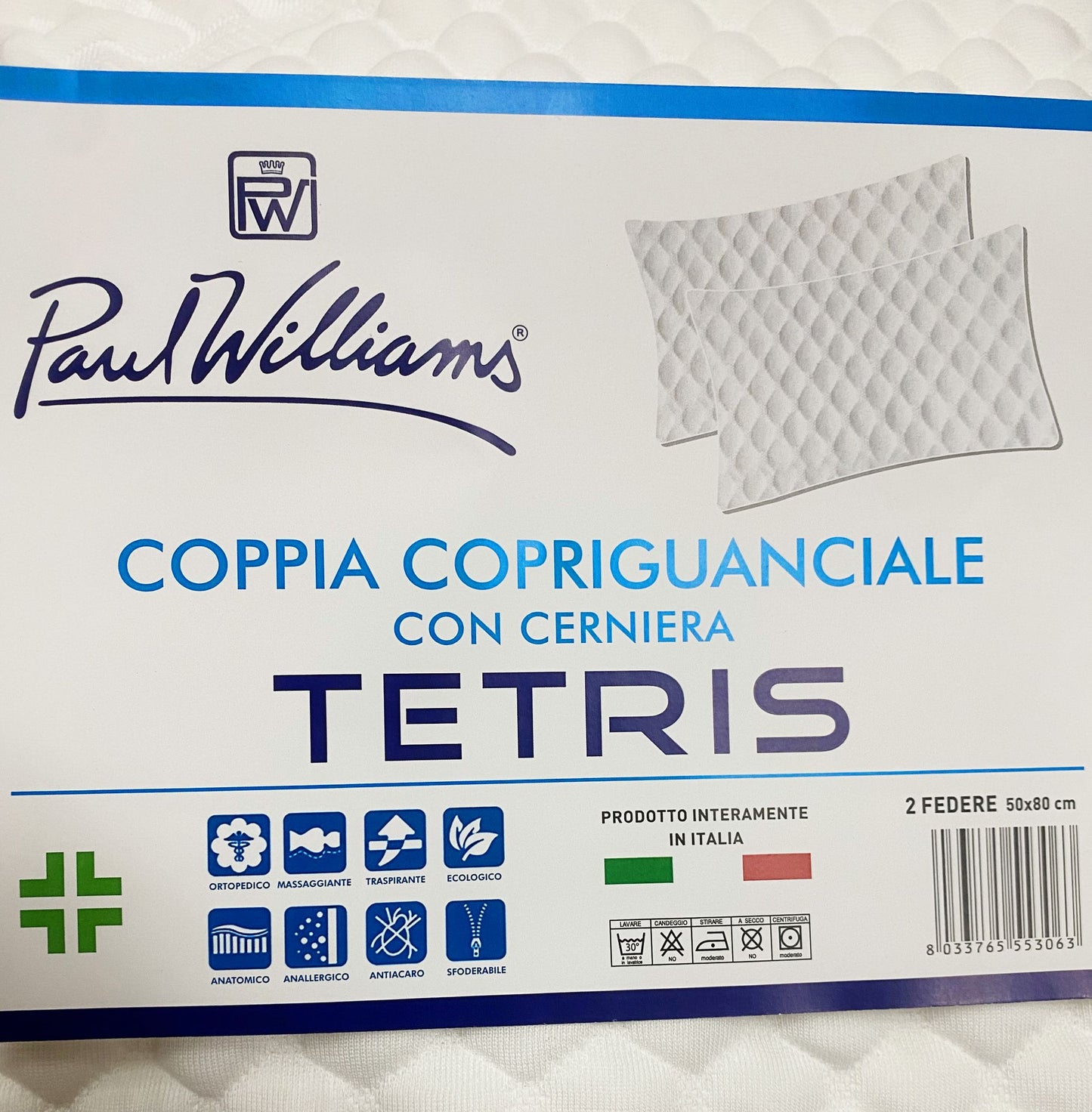 Coprimaterasso Tetris PaulWilliams Memory Massaggiante