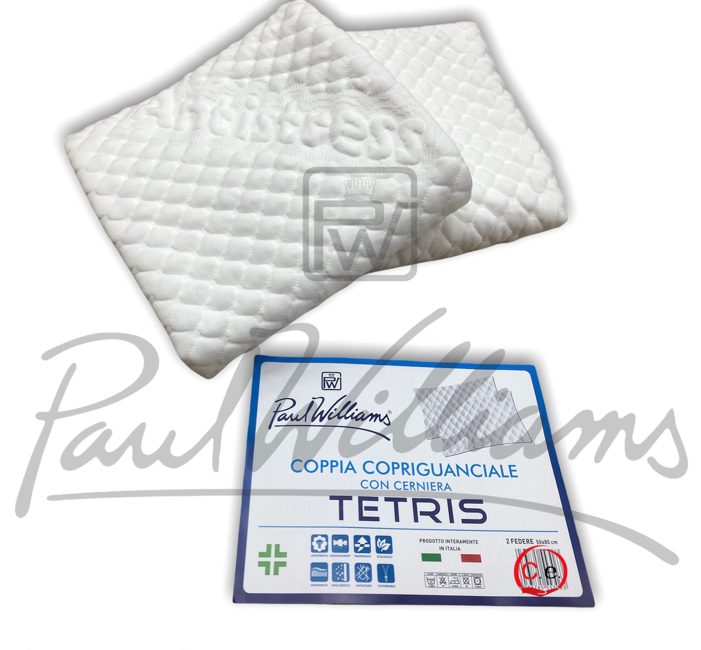 Coprimaterasso Tetris PaulWilliams Memory Massaggiante