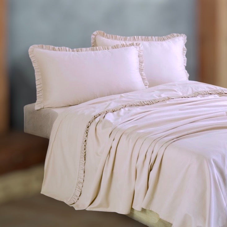 Completo letto con Rouche matrimoniale PaulWilliams